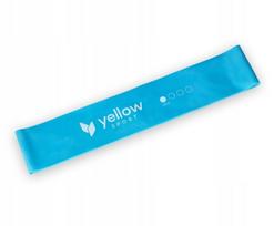 Gumos treniruočių juosta Sport yellowLOOP, geltona/mėlyna, 1–5 kg pasipriešinimas