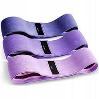 Tekstilinių pasipriešinimo juostų rinkinys, 3 vnt., Lavender Fitness