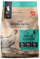 Sausas kačiukų maistas Wiejska Zagroda su vištiena ir lašiša, 400 g