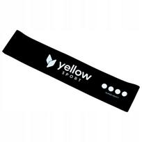 Guminė mankštos juosta YellowLOOP, juoda, 15–20 kg