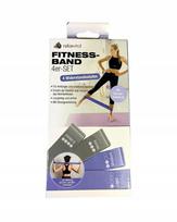 Elastinės mankštos juostos, 4 vnt., skirtingo pasipriešinimo, RELAXVITAL