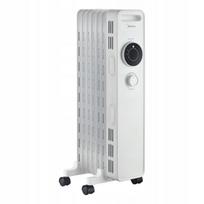 Alyvos radiatorius Midea NY1507-22M, 1500 W, 7 sekcijų, baltas, iki 10 m²
