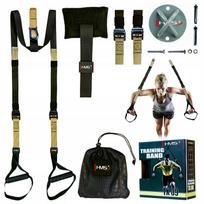 TRX diržai su lubiniu laikikliu CrossFit treniruotėms HMS PRO setas