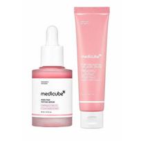 Medicube PDRN Pink Collagen Capsule Cream 55g + Pink Peptide Ampoule 30ml + Pink Hyaluronic Moisture Cream 50ml Skincare Set Ampoule Moisture Cream SET pink