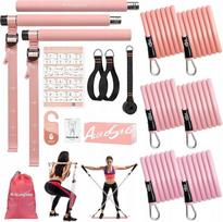 Pilates treniruoklis ALongSong su reformer lazda ir 6 pasipriešinimo juostomis