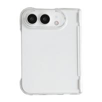 Original Frosted Clear Ultra Slim PC Phone Case For iPhone Duo 18 Anti-Yellowing Matte Anti-Drop Hinge Protection Back Cover iPhone Duo white