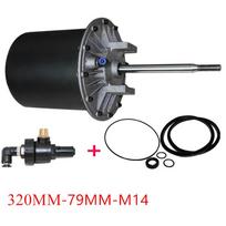 Padangų keitimo pneumatinis cilindras ASD-LGG-320mm gray