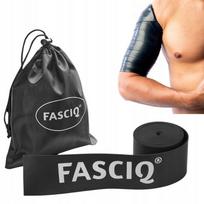 Guminė kompresinė juosta FASCIQ FLOSS BAND, 208 x 5 x 0,15 cm, juoda