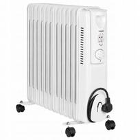 Alyvos radiatorius, 13 sekcijų, 2500 W, su termostatu