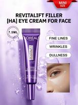 L'Oréal Paris Revitalift Hialurono rūgštis + Pro-Xylane Paakių kremas | Anti-senėjimo paakių priežiūra | 7,5 ml mini 7.5ml purple