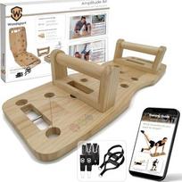 Woodsport sulankstoma atsispaudimų lenta 65 cm su pasipriešinimo gumomis