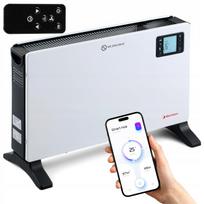 Elektrinis konvektorinis šildytuvas 2000 W su termostatu, ventiliatoriumi ir WiFi