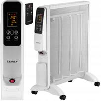 Infraraudonųjų spindulių elektrinis šildytuvas su termostatu ir laikmačiu, baltas, 2000 W