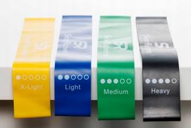 4 dalių „Gum Mini Power Band SR“ gumų rinkinys
