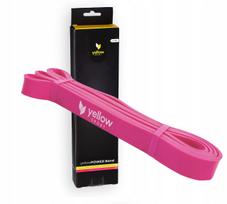Guminė mankštos juosta YellowPOWER, rožinė, 11–23 kg pasipriešinimas