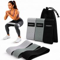 Atsparumo juostos UNDERFIT Hip Mini, 3 vnt., stiprios mankštai