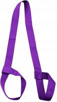 Jogos kilimėlis su dirželiu, 150 cm, violetinis