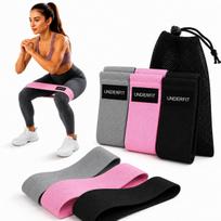 Fitneso juostų rinkinys UNDERFIT Candy, 3 vnt., pratimams