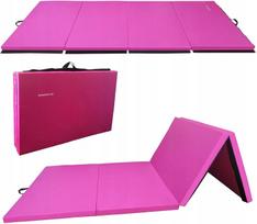 Sulankstomas gimnastikos kilimėlis, 2,4 x 1,2 m, 5 cm EPE putplastis, neslystantis
