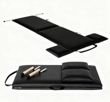 Sulankstomas pilates kilimėlis su sutvirtintomis rankenomis