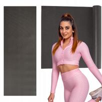 Neslystanti jogos kilimėlis OMM YOGA, juodas, 4,5 mm