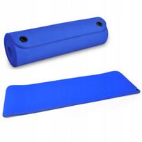 Treniruoklių kilimėlis NBR, 1,5 cm, 183x61 cm, su skylėmis, mėlynas