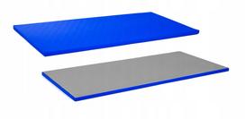 Sportinis tatamio kilimėlis 200 x 100 x 4 cm, neslystantis, R240, mėlynas