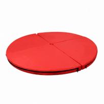 Apvalus sulankstomas gimnastikos kilimėlis Performance Mat, raudonas, 120×10 cm