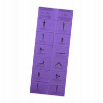 Sulankstomas sportinis kilimėlis, 5 mm, minkštas, atsparus plyšimui, violetinis