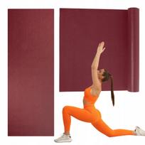 Neslystanti jogos kilimėlis OMM YOGA, raudonas, 3 mm
