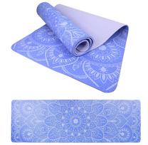 Jogos kilimėlis LIFEFIT MandalaDuo, 183x58x0,6 cm, mėlynas