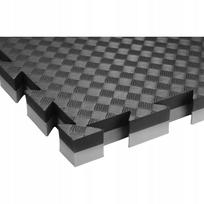 Modulinis kilimėlis PROFI MAT, 100x100x4 cm, juoda-pilka, dvipusis