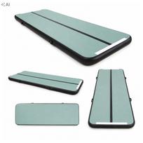 Gimnastikos kilimėlis Air Track 300x100x10 cm, žalias, su pompa ir priedais