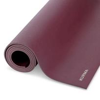 Jogos kilimėlis Kurma Geco, 6 mm, guminis, neslystantis, 200x66 cm, burgundiškas