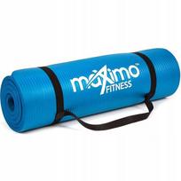 Sportinis kilimėlis Maximo Fitness, mėlynas, 183x60x1,2 cm, su dirželiu, NBR
