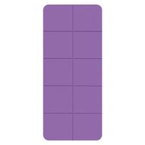 Sulankstomas sporto kilimėlis, 183x80x0,6 cm, violetinis, su nešimo rankena