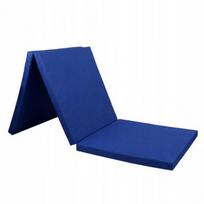 Sulankstomas gimnastikos kilimėlis, mėlynas, 180x60x5 cm, PVC