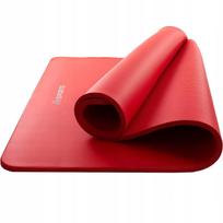 Gimnastikos kilimėlis RED, 190x80x1,5 cm, fitnesui ir jogai
