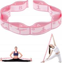Joga diržas su 8 kilpomis, 86,5 cm, tempimui ir pilatesui