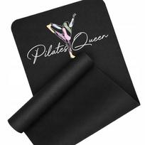 Sporto kilimėlis EXERCISE MAT, juodas, joga, pilatesas
