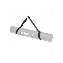 Treniruoklių kilimėlis SPRINGOS SOFTMAT, 173x61x0,4 cm, pilkas