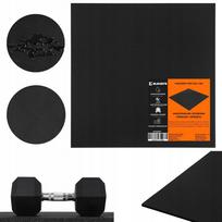 Treniruoklių kilimėlis EXERCISE MAT PRO, 100x100 cm, 10 mm, guma