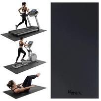 Grindų apsauginis kilimėlis Arebos KM-Fit, 130 x 70 cm, juodas