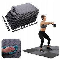 Gimnastikos kilimėlių gal puzzle grindų apsauga HMS, 9 vnt., 60x60 cm