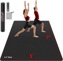 Jogos kilimėlis GymCope YM75, TPE, 213x152 cm, 5 mm, juodas