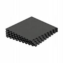 Treniruoklių putplasčio kilimėlis Rebel RBA-3153, EVA, 120 x 120 cm, 4 vnt., juodas