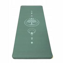 Jogos kilimėlis Yogi & Yogini Premium TPE 5 mm, žalias, Tree of Life