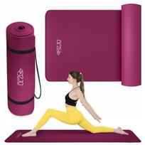 Pilates ir jogos kilimėlis, neslystantis, storas, NBR putų, 1,5 cm
