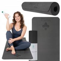 Pilates ir jogos kilimėlis, neslystantis, storas, TPE