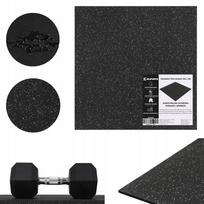 Guminis sporto kilimėlis EPDM, 100x100 cm, 20 mm, treniruoklių grindims